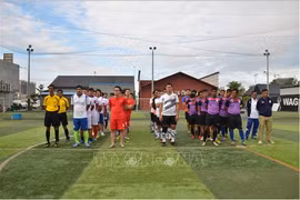 Vietnamese youth’s football tourney opens in Laos