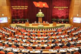 An overview of the opening of the 13th session of the 12th Party Central Committee (Photo: VNA)