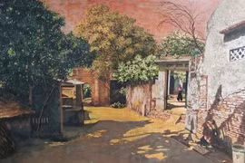 Exhibition features 50 art works on Hanoi’s ancient village
