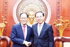 HCM City’s leaders welcome new Korean Ambassador to Vietnam