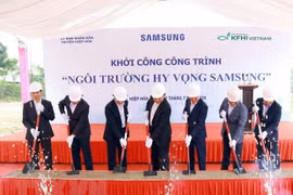 Samsung Vietnam-funded hope school to benefit Bac Giang’s needy students
