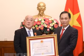 Friendship Order bestowed upon Special Advisor to Japanese PM