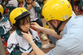 Helmet wearing among children reaches 70 percent 