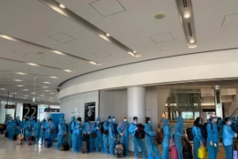 More Vietnamese citizens from abroad return home 