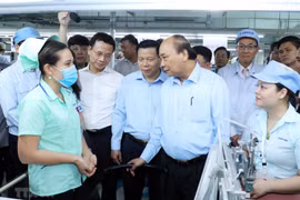 Bac Ninh authorities hold dialogue with workers
