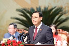 Politburo member re-elected Hanoi Party Committee Secretary