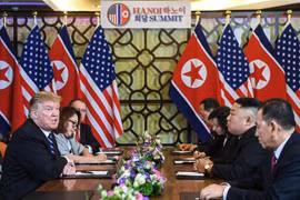Trump, Kim dive into nuclear talks