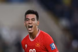 Attacker Nguyen Tien Linh who scores two goals for Vietnam (Photo: FIFA World Cup)