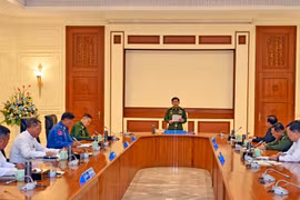 The National Defence and Security Council's meeting (Photo: AP)