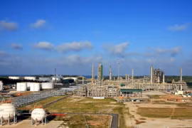 A view of the Dung Quat Refinery (Photo: VNA)