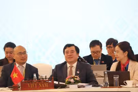 Deputy Minister of Industry and Trade Nguyen Sinh Nhat Tan speaks at the meeting (Photo: VNA)
