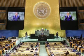 Party General Secretary and State President To Lam speaks at the High-level General Debate of UNGA’s 79th session. (Photo: VNA)