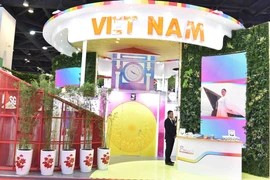Vietnam's national pavilion spans 160 square metres at the 21st China-ASEAN Expo (CAEXPO). (Photo: VNA)