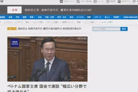 President’s speech at Japanese National Diet makes headlines