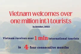 Vietnam welcomes over one million int’l tourists