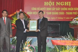 Hung Yen orange receives collective brand recognition