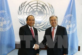 PM Nguyen Xuan Phuc holds talks with UN Secretary General 