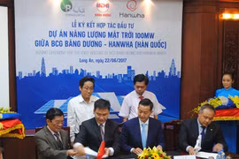 100-million USD solar power plant to be built in Long An 