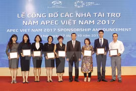 Sponsors of APEC 2017 events announced 