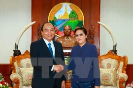 Lao leaders hail visit of Prime Minister Nguyen Xuan Phuc
