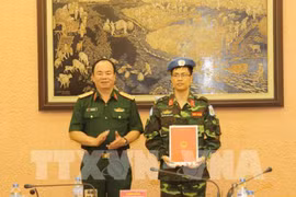More Vietnamese officer joins UN peacekeeping mission