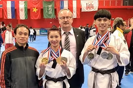 VN taekwondo athletes win gold in France