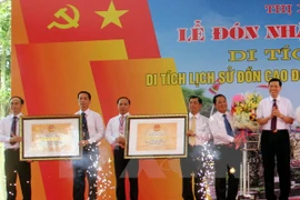 Quang Ninh: two historical places named national relic sites