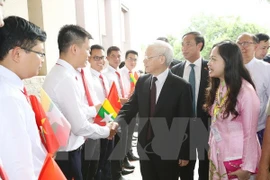 Party chief begins State visit to Myanmar