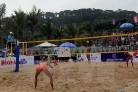 Asian women’s beach volleyball tourney kicks off in Tuan Chau