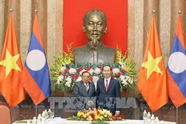 President Tran Dai Quang hails Lao leader’s visit