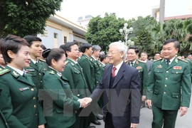 Party chief lauds border guard force’s efforts