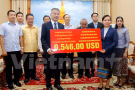 Overseas Vietnamese assist storm victims in Laos