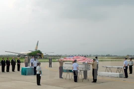 Repatriation ceremony held for US servicemen’s remains 