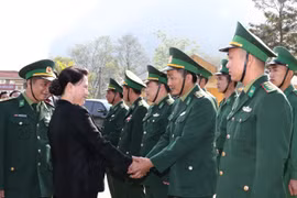 Border guards in Dien Bien commended for anti-crime, diplomatic efforts