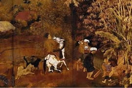 Vietnamese paintings displayed at China Art Museum