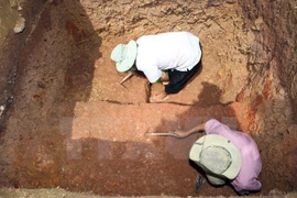 Champa artifact unearth in Quang Ngai province