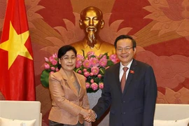 NA Vice Chairman receives Laos State Audit chief