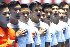 Futsal team members assemble for SEA Games training