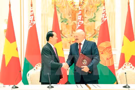 Vietnam, Belarus issue joint statement to develop all-around partnership
