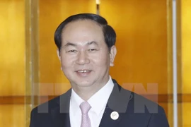 President meets foreign leaders in China 