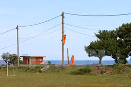 EVN works to resume power supply to central localities
