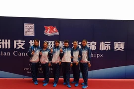 Vietnam wins one silver, two bronzes at Asian canoe champs