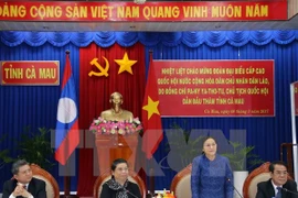 Laos’ top legislator encourages local cooperation