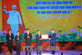 Ninh Binh’s Tam Diep city recognised as new-style rural area