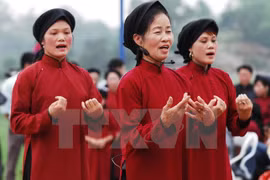 Phu Tho opens Xoan singing exhibition ahead of Hung Kings Temple Festival