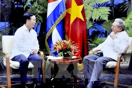 Cuban leaders determined to develop traditional friendship with Vietnam