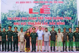 Dak Nong, Dak Lak build patrol route along Vietnam-Cambodia border