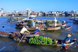 Floating markets in south-west Vietnam a sight to behold