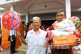Vinh Long offers 1,000 gifts to AO victims, vision-impaired