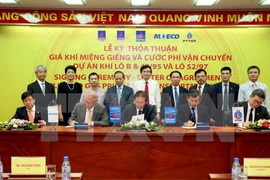 Gas prices, transport costs for Block B - O Mon project signed 